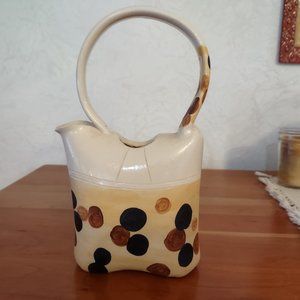 Pottery Ceramic Handmade Watering “Can”